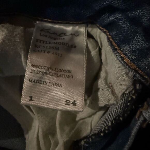 KanCan Blue Skinny Jeans Distressed Denim - Picture 9 of 11